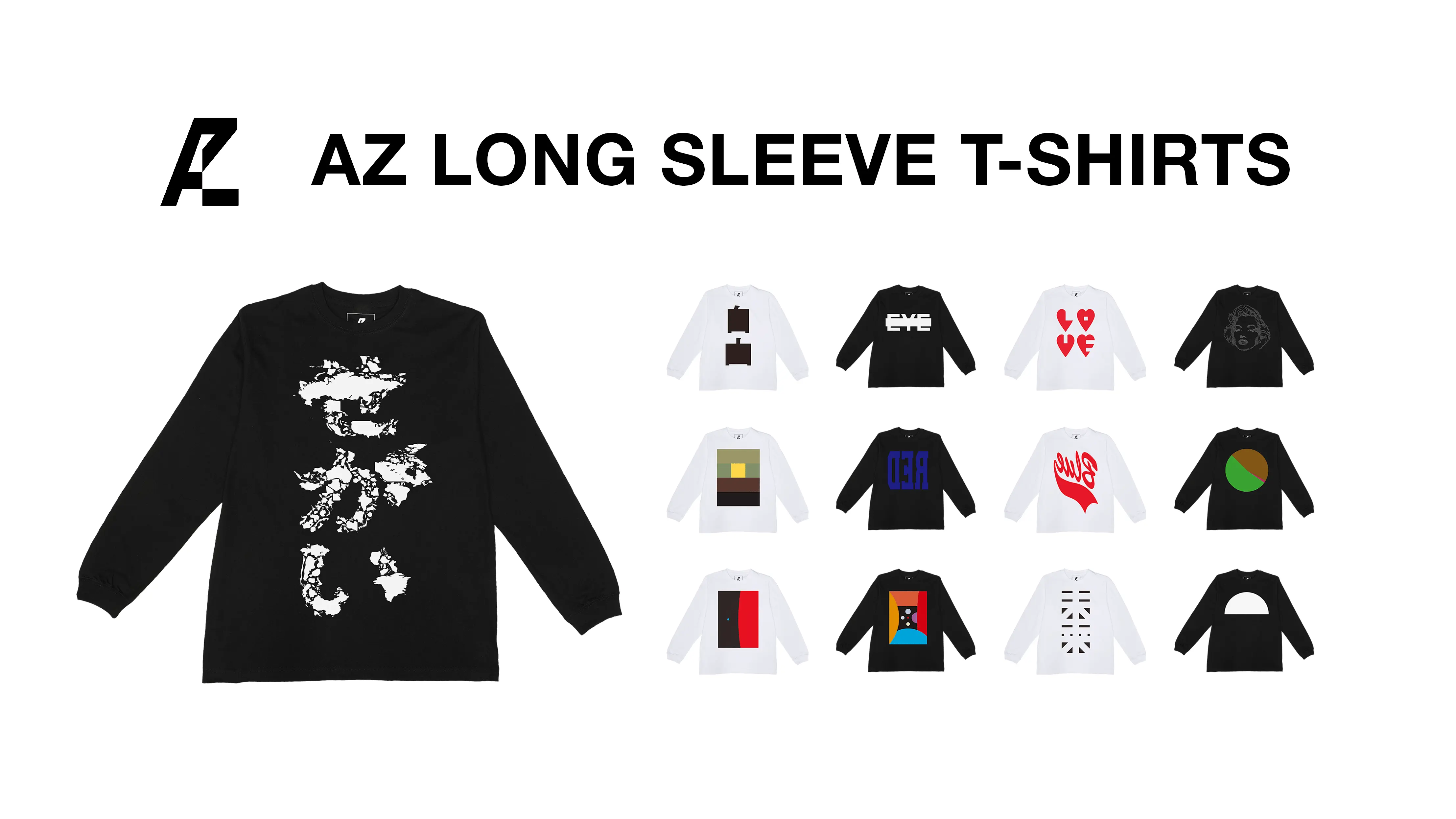 AZ LONG SLEEVE T-SHIRTSが販売スタート。